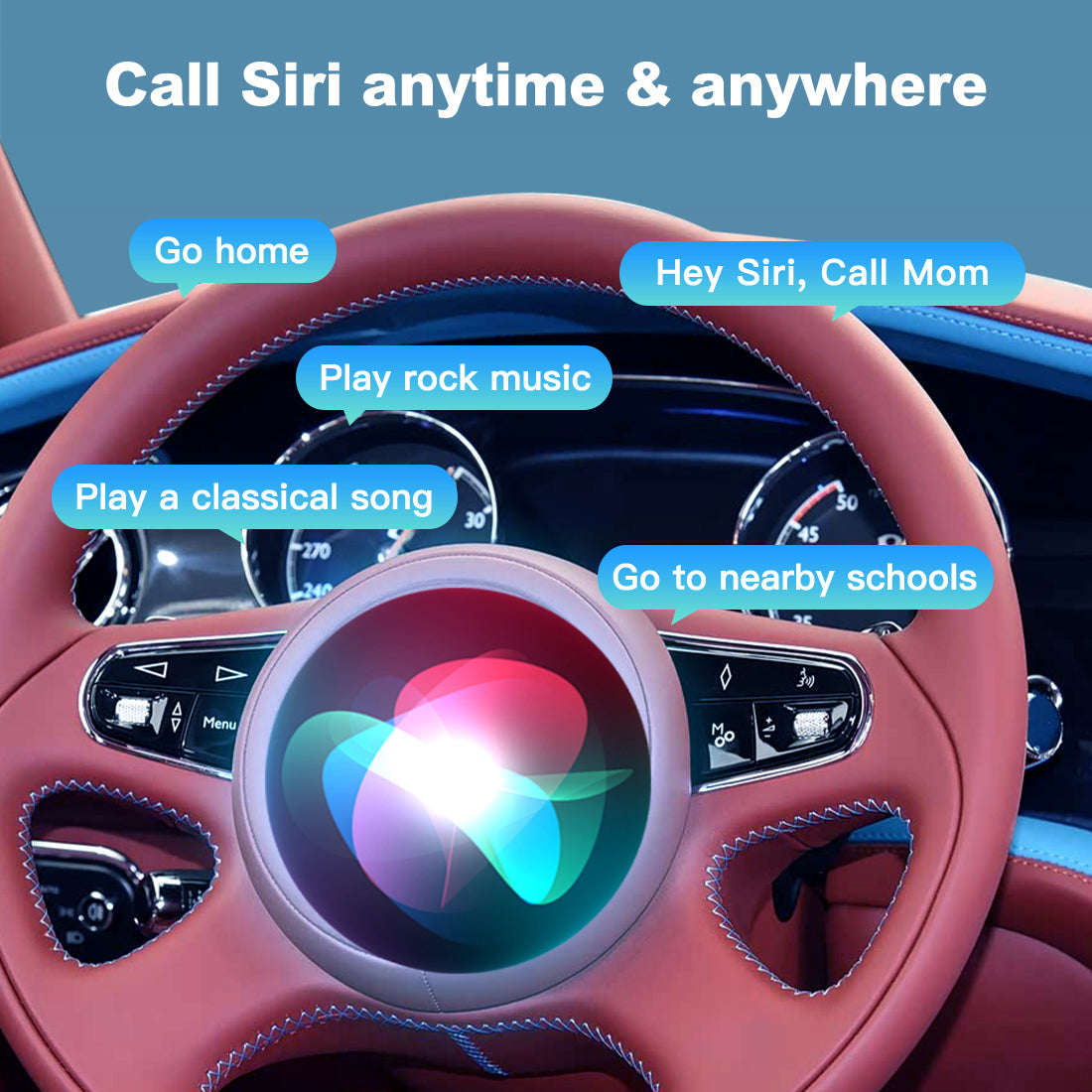 (WZBT-2) JoyeAuto Wireless Apple Carplay AirPlay Android Auto Interface for 2011-2020 Bentley Mulsanne Mirror-link Plug and Play Secondary image