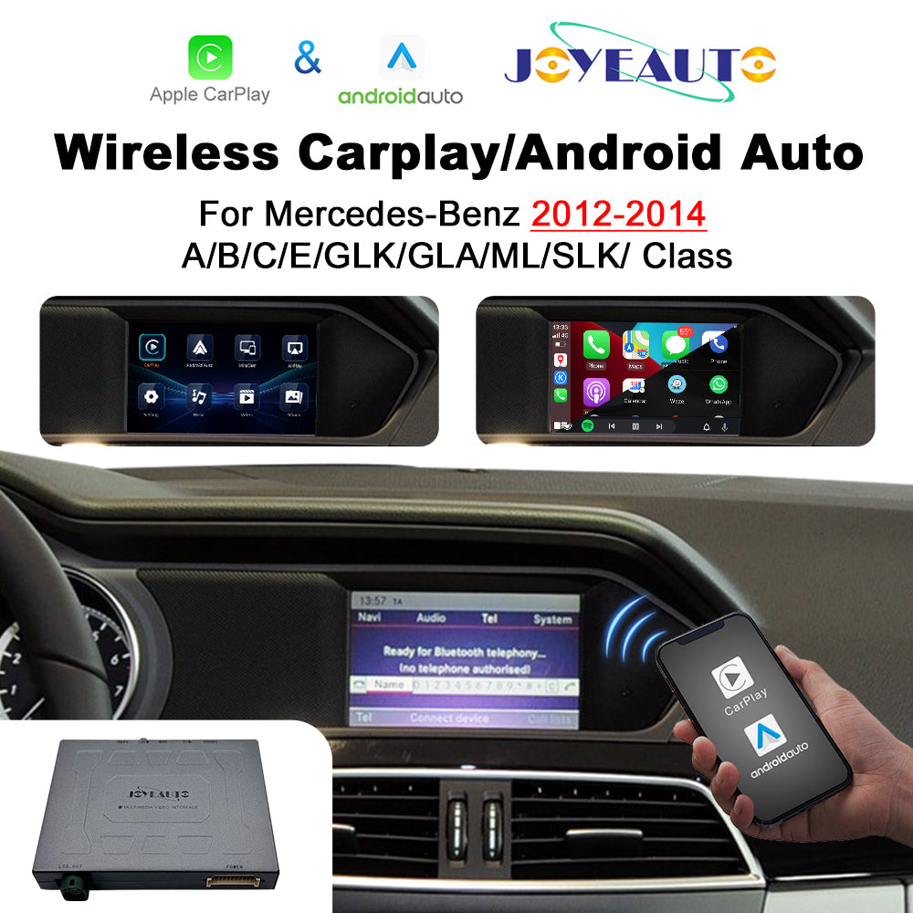 (WZME-2)Joyeauto Mercedes A B C E G GL ML CLS GLA GLK 2012-2014 NTG4.5/4.7 WiFi Wireless Apple CarPlay Android Auto Interface Main image