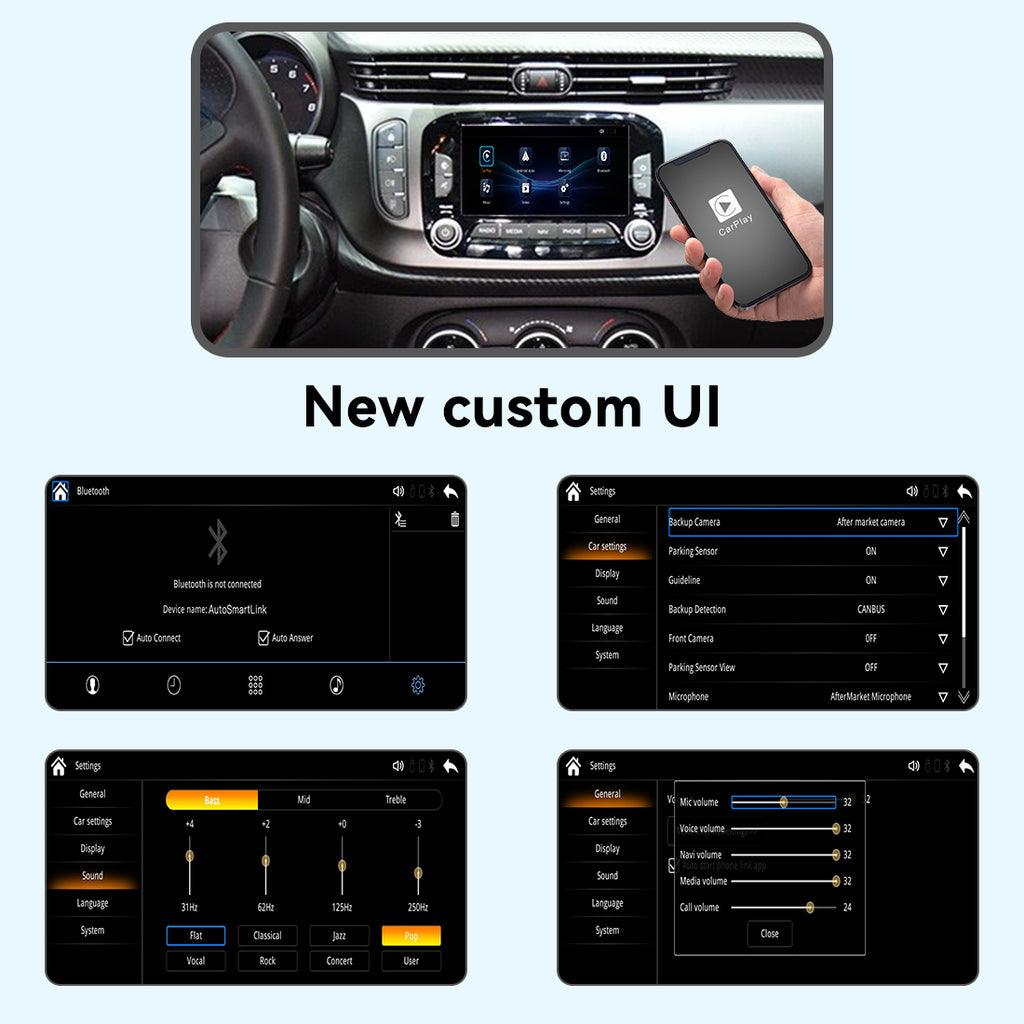 (WZAF-2) JoyeAuto Alfa Wireless Apple Carplay AirPlay Android Auto Interface for Alfa Giulietta Mirror-link Plug and Play
