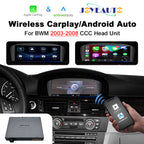 (WZBM-4) JoyeAuto Wireless Apple CarPlay Android Auto Interface for BMW CCC 8.8" E60 E61 E62 E63 E70 E71 E89 E90 E91 2003-2008MY