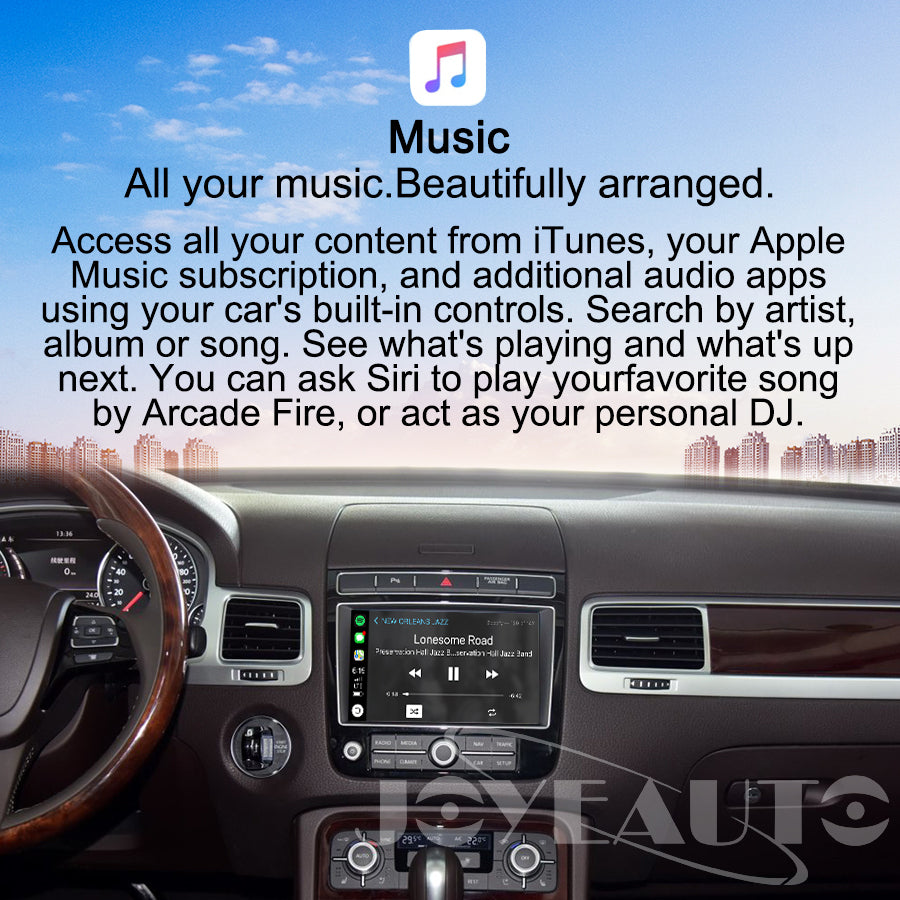 Volkswagen Touareg RCD850 RNS850 2010-2017 WiFi Wireless Apple CarPlay AirPlay Android Auto Retrofit Secondary image