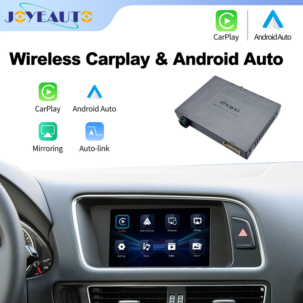 (WZAU-6)Joyeauto 2003-2009 Audi A4 A5 A6 A7 A8 MMI 2G WIFI Wireless Apple CarPlay Android Auto iOS Airplay Mirror-link Retrofit Main image