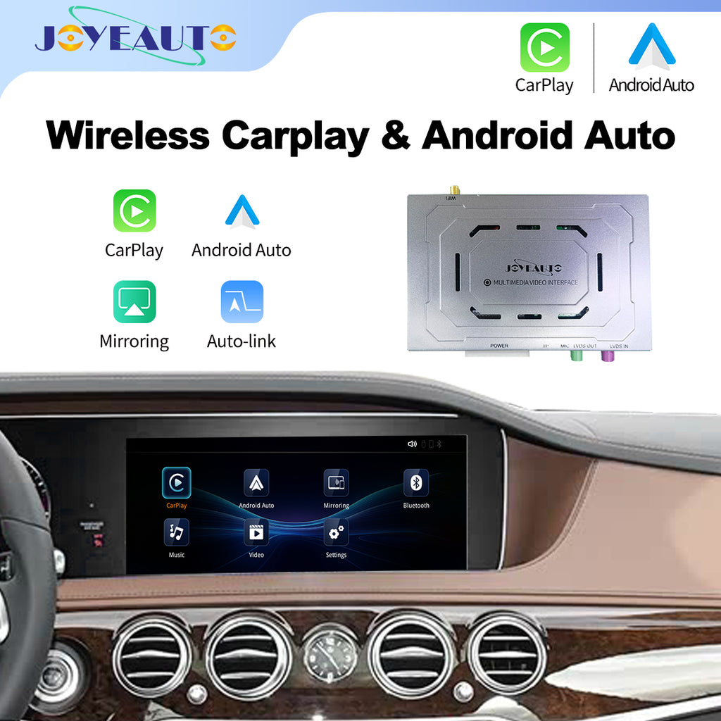 (WZME-4) Joyeauto Mercedes-Benz NTG5.5 2016-2020 AMG C E S Class w206 w212 w222 WiFi Wireless Apple CarPlay AirPlay Android auto Hicar Interface
