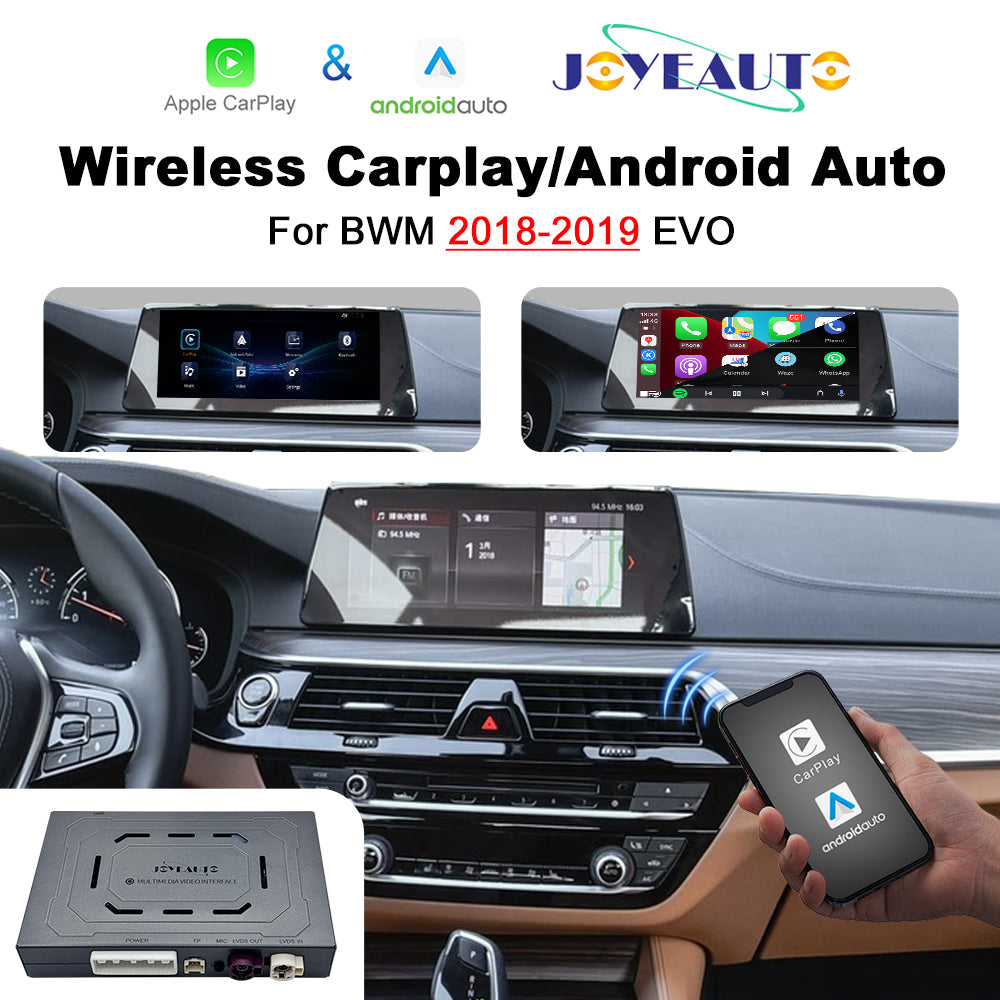 (WZBM-1) Joyeauto BMW 2016-2019 EVO NBT ID6 WiFi Wireless Apple CarPlay Android Auto Interface Upgrade Main image