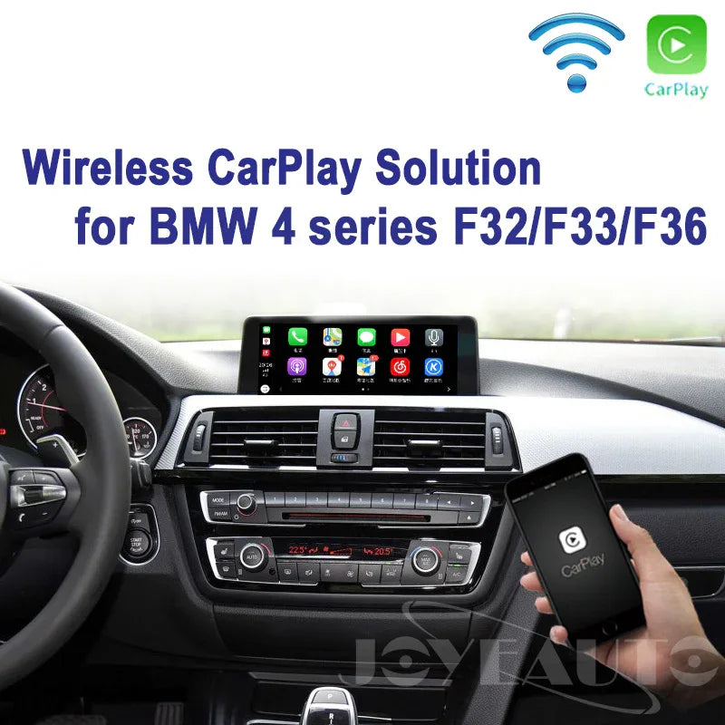 BMW 4 Series F32 F33 F36 2012-2017 NBT WiFi Wireless Apple CarPlay Interface Retrofit - MMB Auto Main image