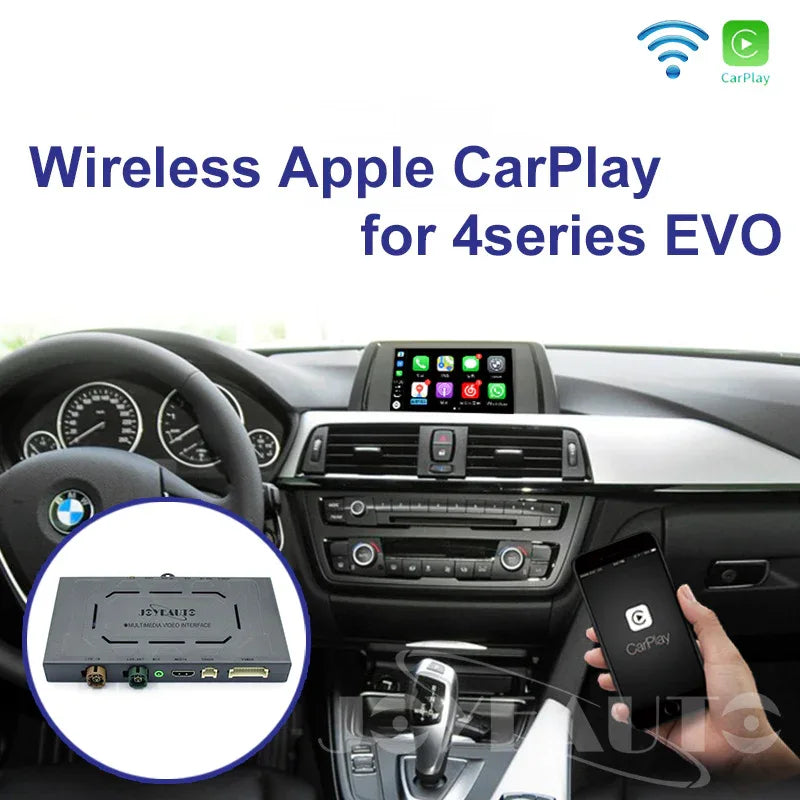 BMW 4 Series F32 F33 F36 2016-2018 EVO WiFi Wireless Apple CarPlay Interface Upgrade - MMB Auto Main image