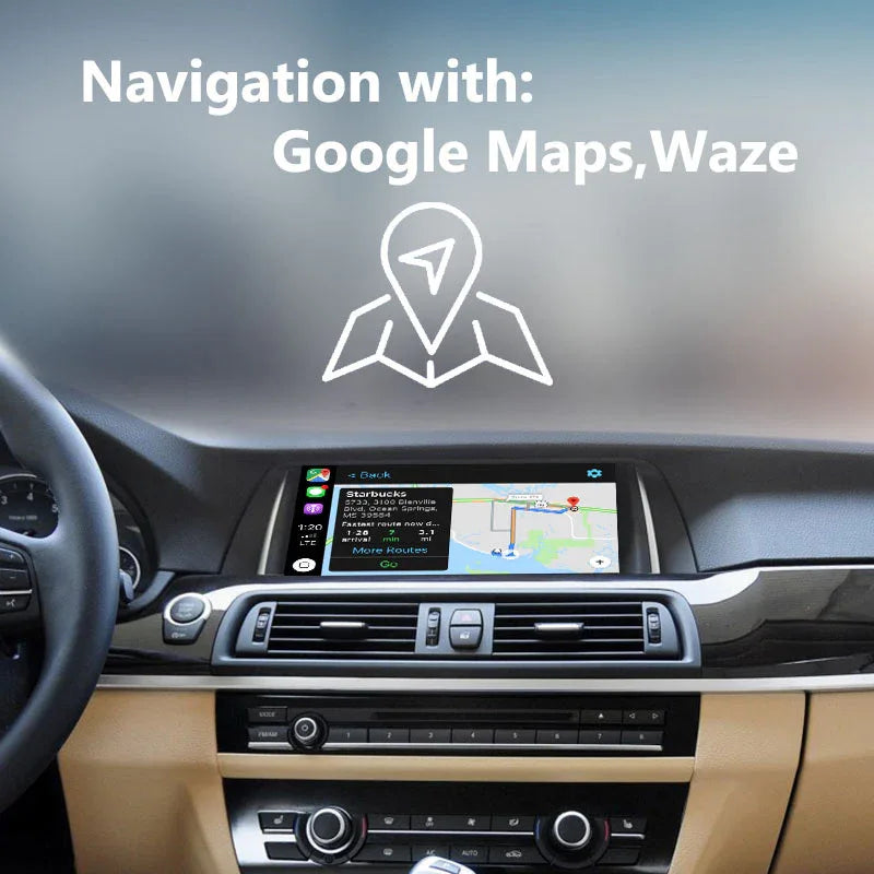 BMW 5 Series F10 2013-2017 NBT WiFi Wireless Apple CarPlay Android Auto Interface Retrofit - MMB Auto