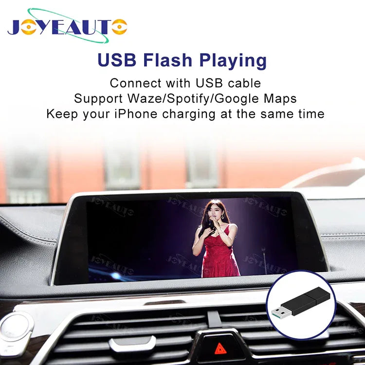 BMW EVO 1 2 3 5 7 X3 X4 X5 X6 2016-2018 G30 G38 Wireless Apple CarPlay AirPlay Android Auto Interface Upgrade - MMB Auto