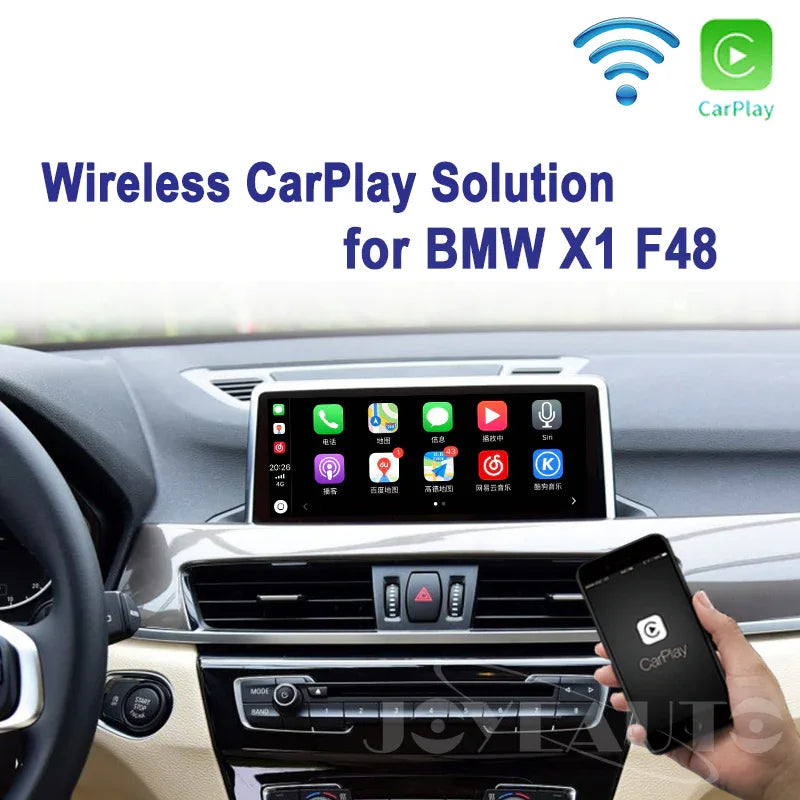 BMW X1 F48 2013-2017 NBT WiFi Wireless Apple CarPlay Interface Retrofit with Rear View Camera - MMB Auto Main image