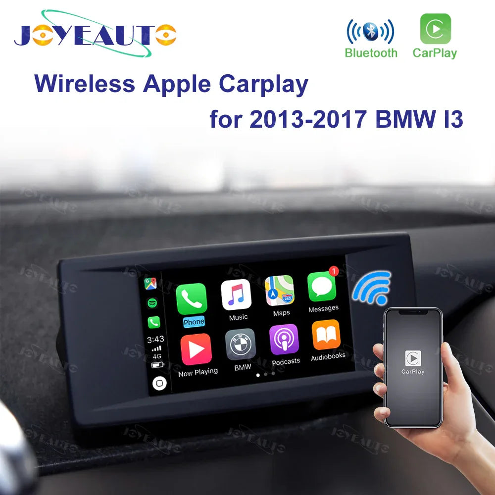 BMW i3 2013-2017 NBT WiFi Wireless Apple CarPlay AirPlay Android Auto Retrofit - MMB Auto Main image