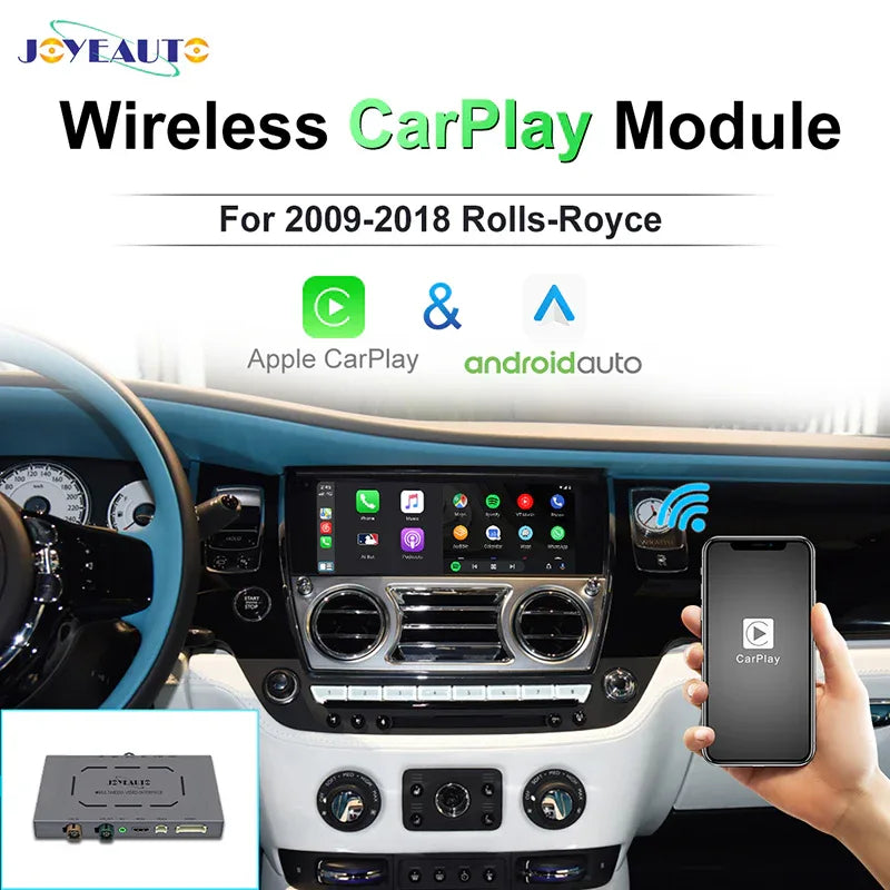 JoyeAuto WiFi Wireless Apple CarPlay AirPlay Android auto Interface for Rolls-Royce Ghost Wraith Phantom - MMB Auto