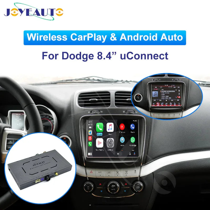 JoyeAuto Wireless Apple CarPlay Android Auto Interface for Dodge Uconnect8.4 2014-2017MY - MMB Auto Main image