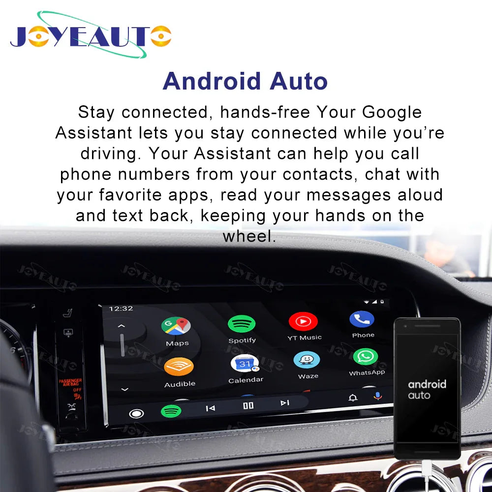 JoyeAuto Wireless Apple CarPlay Android auto Interface for Mercedes S class W222 2014-2017MY Secondary image