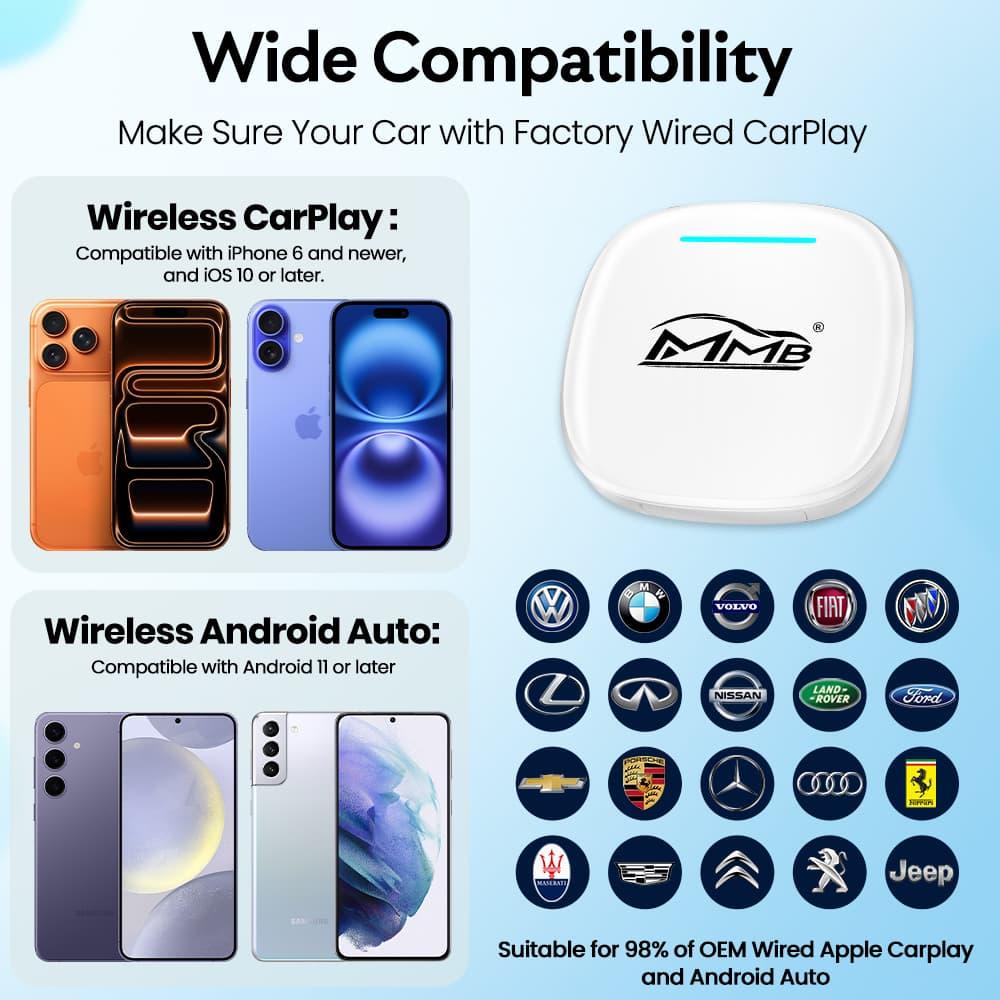 MMB Max Ultra Ai Box Multimedia Wireless Carplay Adapter - MMB Auto