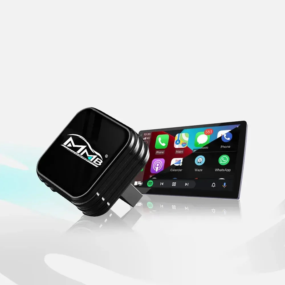 MMB Mini Ultra Wired to Wireless Bluetooth WiFi CarPlay Adapter - MMB Auto Main image