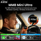 MMB Mini Ultra Wired to Wireless Bluetooth WiFi CarPlay Adapter - MMB Auto