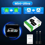 MMB Mini Ultra Wired to Wireless Bluetooth WiFi CarPlay Adapter - MMB Auto