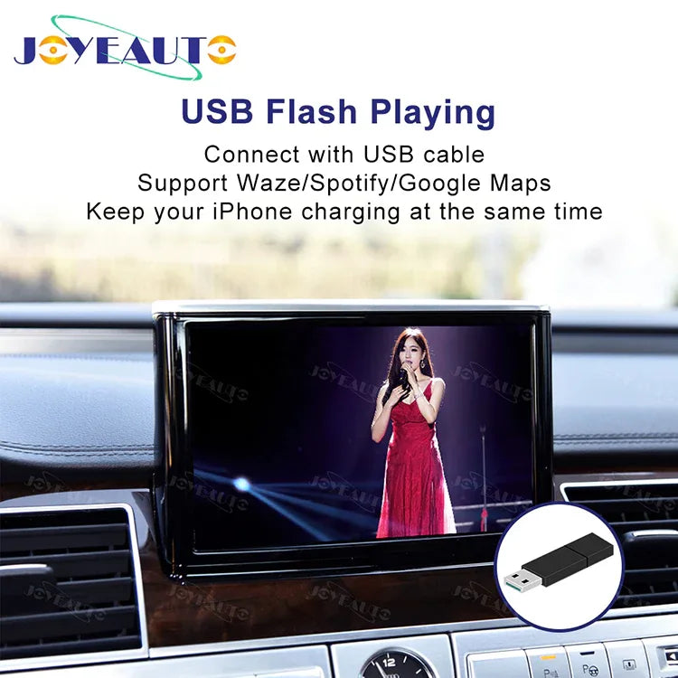 (WZAU-4) Joyeauto Audi A6 A7 MIB2 RMC A8 c7 MMI 3G Wireless Apple CarPlay Android Auto iOS AirPlay Retrofit - MMB Auto