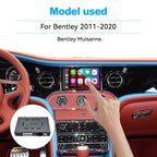 (WZBT-2) JoyeAuto Wireless Apple Carplay AirPlay Android Auto Interface for 2011-2020 Bentley Mulsanne Mirror-link Plug and Play - MMB Auto