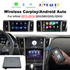 (WZIN-1) New Joyeauto Carplay Module Retrofit for 2015-2019 Infiniti Q50 Q60 Q50L QX50 WiFi Wireless Apple CarPlay AirPlay Android Auto - MMB Auto