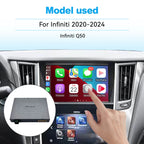 (WZIN-5) New JoyeAuto Carplay Module Retrofit for 2020-2024 Infiniti Q50 Q60 Q50L WiFi Wireless Apple CarPlay AirPlay Android Auto Interface - MMB Auto