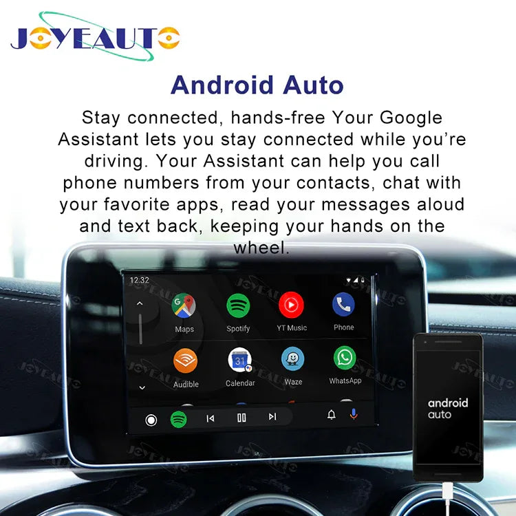 (WZME-1) Joyeauto Mercedes A B C E M S CLA GLK GLA ML SLK GLC CLS NTG5 2015-2018 WiFi Wireless Apple CarPlay Android Auto Interface - MMB Auto