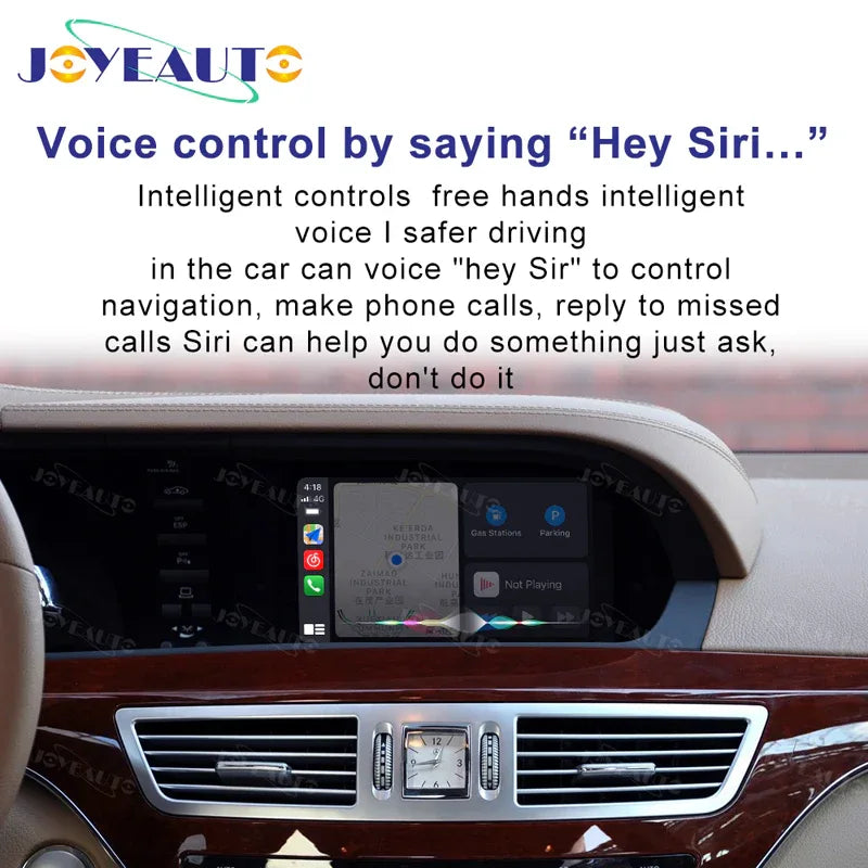 (WZME-2S) Joyeauto Mercedes S class W221 NTG4.5 2010-2014MY WiFi Wireless Apple CarPlay AirPlay Android auto Interface - MMB Auto Main image