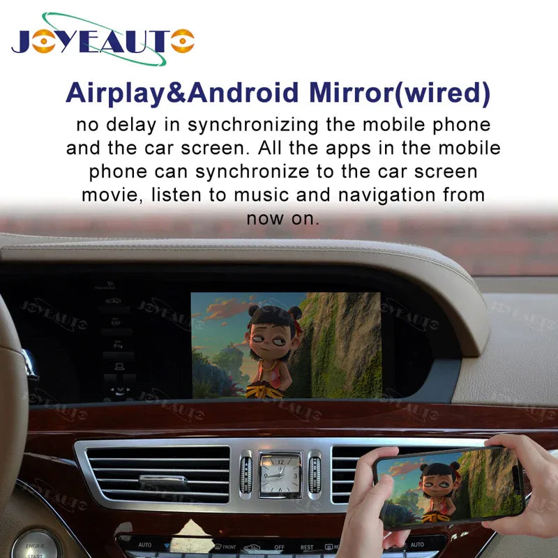 (WZME-3S) Joyeauto Mercedes-Benz S class W221 NTG4.0 2006-2009MY WiFi Wireless Apple CarPlay AirPlay Android auto Interface Secondary image