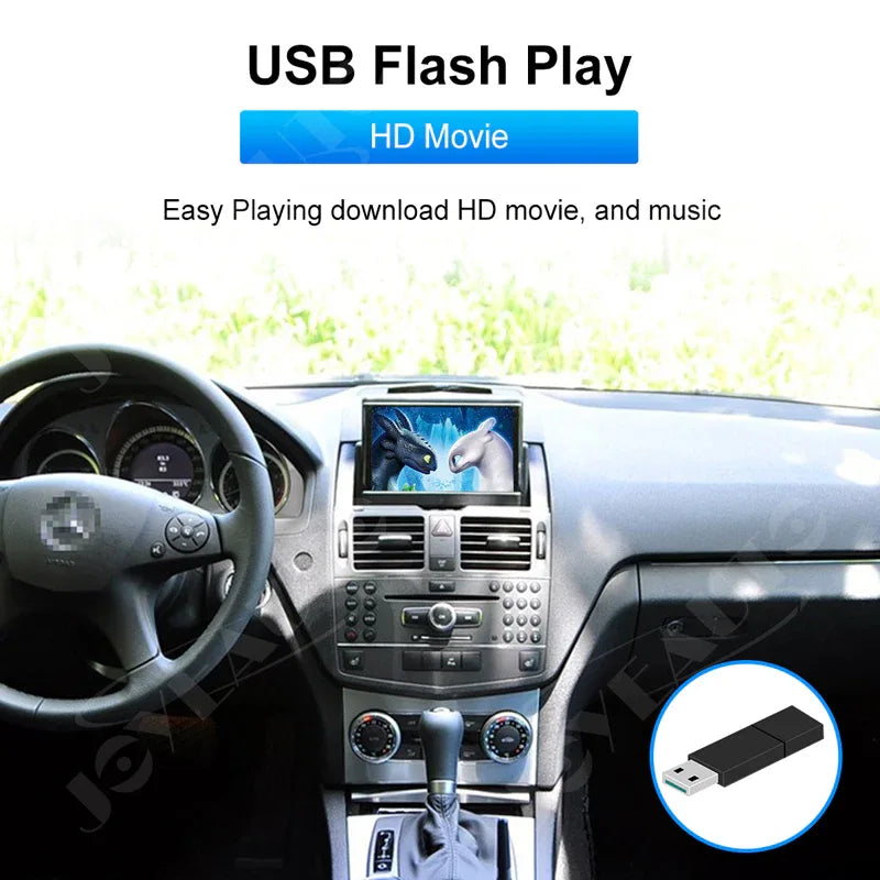 (WZME-3) Joyeauto Mercedes Benz C E GLK SLK 2008-2011 NTG4.0 WiFi Wireless Apple CarPlay Airplay Android Auto Retrofit - MMB Auto