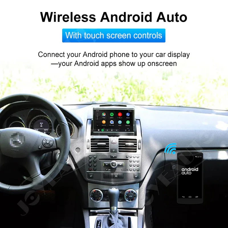 (WZME-3) Joyeauto Mercedes Benz C E GLK SLK 2008-2011 NTG4.0 WiFi Wireless Apple CarPlay Airplay Android Auto Retrofit - MMB Auto