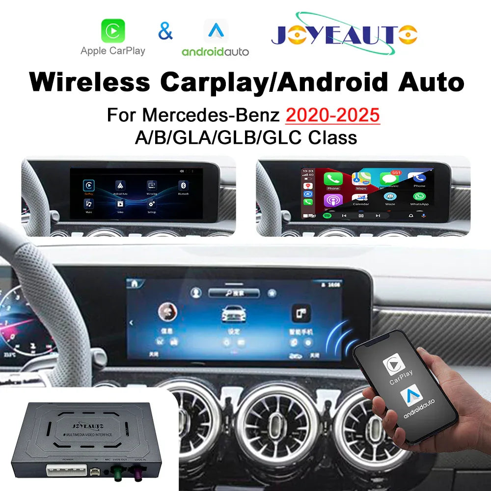 (WZME-5) Joyeauto Mercedes-Benz NTG6.0 2020-2025 10.25 12.3 inch A B GLA GLB GLC E GLE CLS GLS WiFi Wireless Apple CarPlay AirPlay Android auto Hicar Interface Secondary image