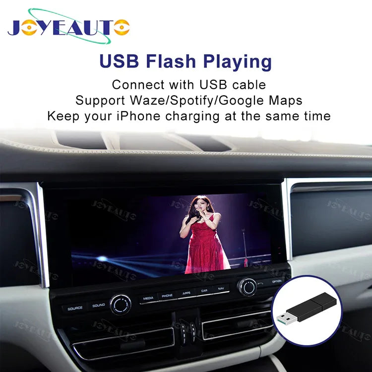 (WZPO-2) Joyeauto 2017-2019 Porsche PCM4.0 911 Boxster Cayman Macan 2017-2019MY Wireless Apple CarPlay Android Auto Module Solution - MMB Auto