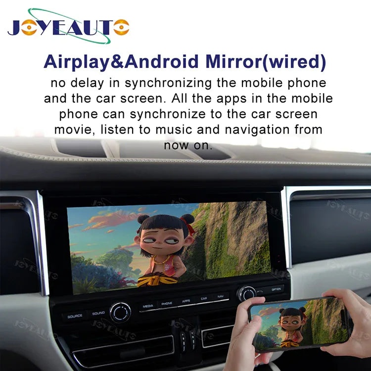 (WZPO-2) Joyeauto 2017-2019 Porsche PCM4.0 911 Boxster Cayman Macan 2017-2019MY Wireless Apple CarPlay Android Auto Module Solution Secondary image