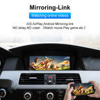 (WZBM-4) JoyeAuto Wireless Apple CarPlay Android Auto Interface for BMW CCC 8.8" E60 E61 E62 E63 E70 E71 E89 E90 E91 2003-2008MY