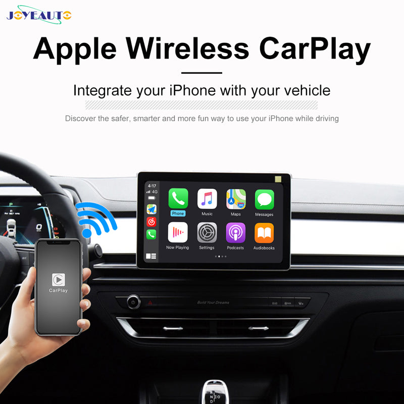 (WJAC-1)JoyeAuto Wireless Apple CarPlay USB Dongle Upgrade for ANY Android Navigation Stereo Radio System