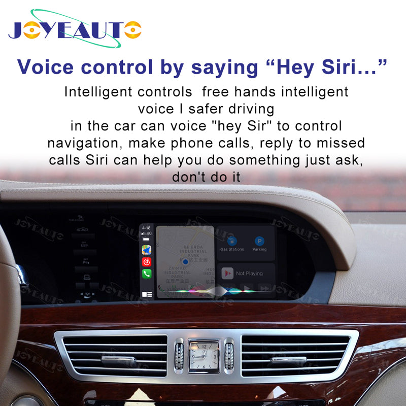 (WZME-3S) Joyeauto Mercedes-Benz S class W221 NTG4.0 2006-2009MY WiFi Wireless Apple CarPlay AirPlay Android auto Interface