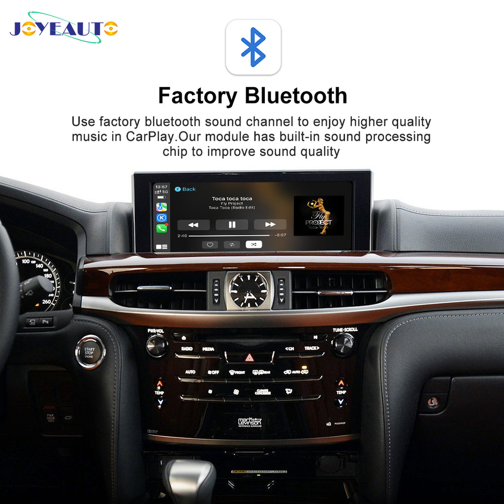 (WJLX-3) JoyeAuto Wireless Apple CarPlay Android Auto Interface for 2014-2020 Lexus with Joystick Controls car