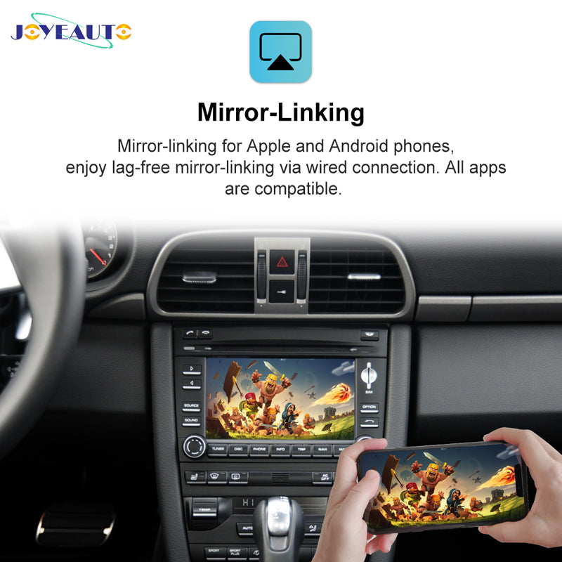 (WJPO-0)Porsche PCM3.0 Cayenne Turbo 997 987 WIFI Wireless Apple CarPlay AirPlay Android Auto Interface-1 Secondary image