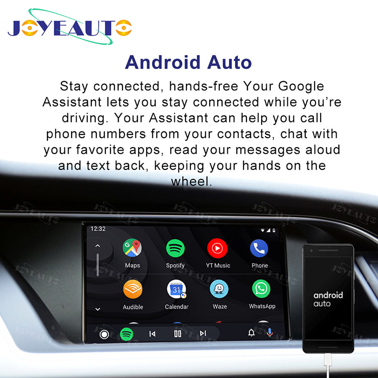 (WZAU-1) New Joyeauto Audi A4 A5 Q5 b8 without MMI Concert Symphony WIFI Wireless Apple CarPlay AirPlay Android Auto Retrofit Secondary image