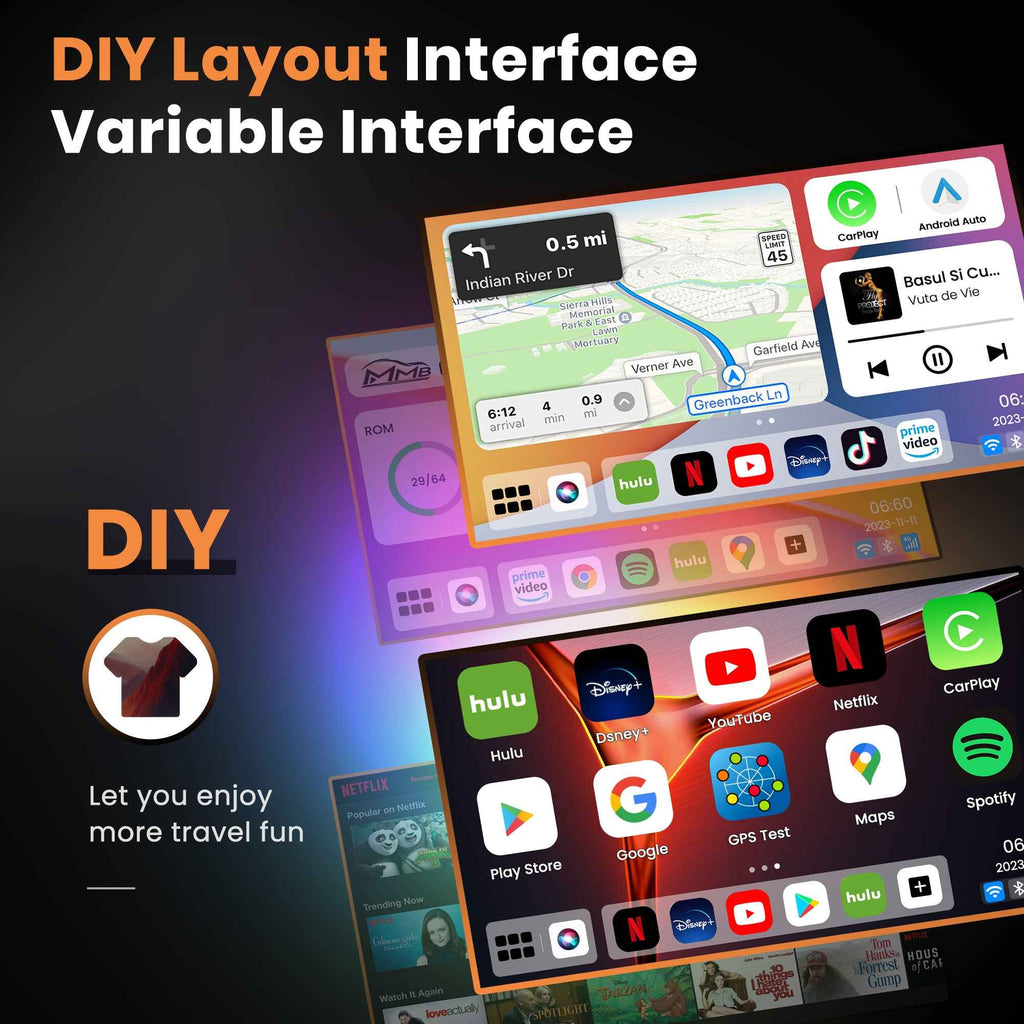 MMB Max 5.0 Ai Box Android 13 Multimedia Wireless Carplay Adapter - MMB Auto