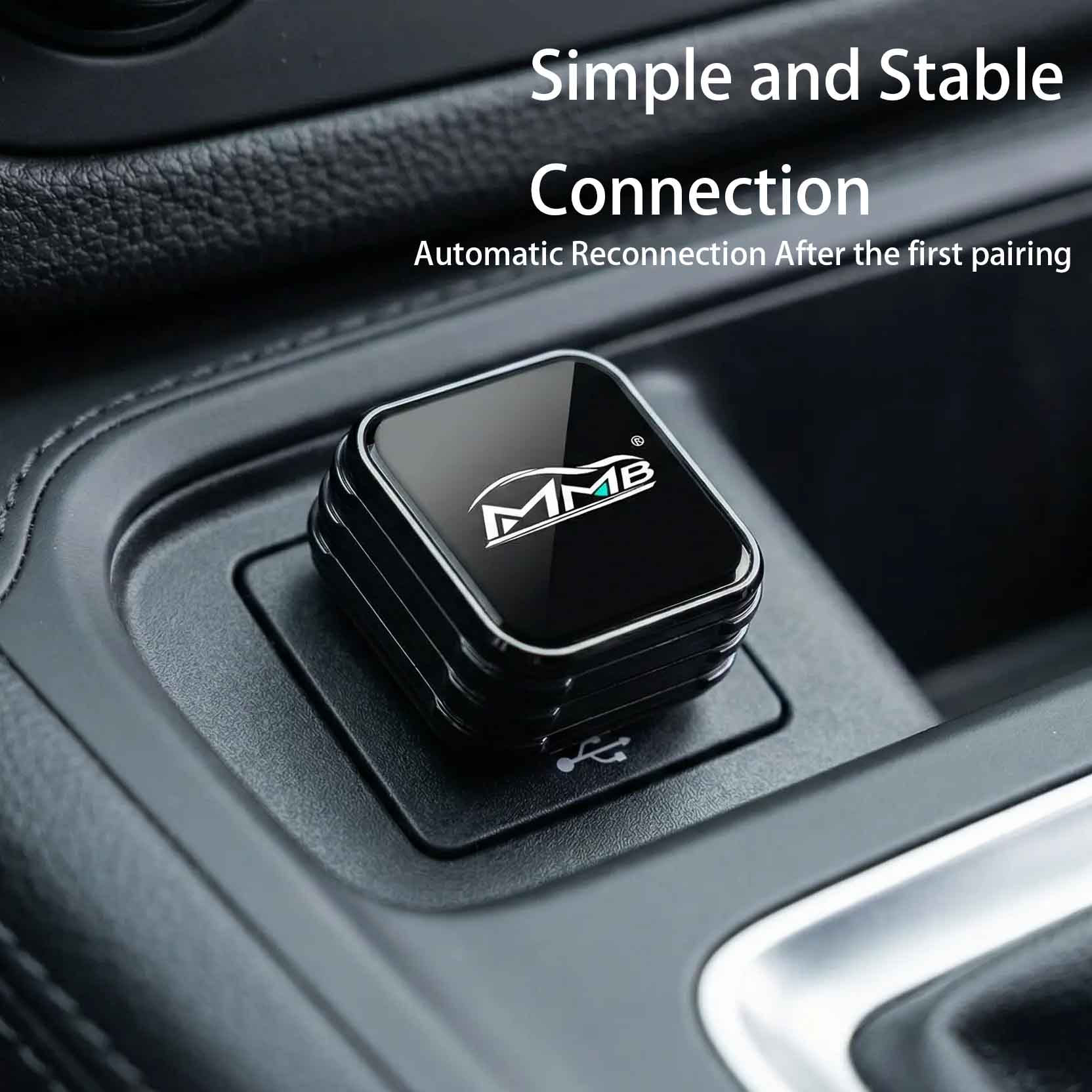 MMB Mini Ultra Wired to Wireless Bluetooth WiFi CarPlay Adapter - MMB Auto