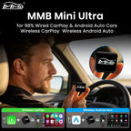 MMB Mini Ultra Wired to Wireless Bluetooth WiFi CarPlay Adapter - MMB Auto