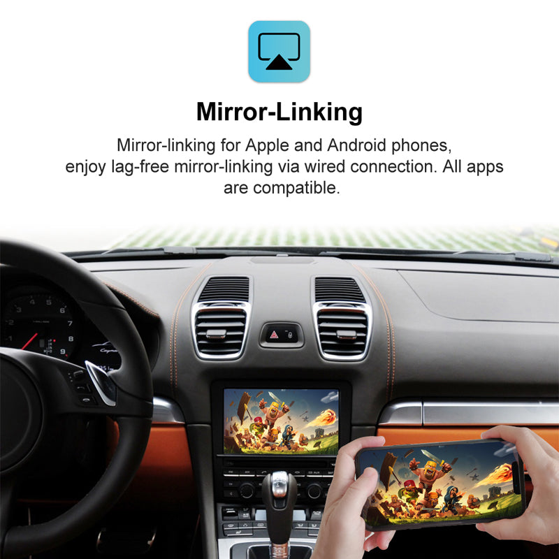 (WZPO-3) JoyeAuto Wireless Apple Carplay AirPlay Android Auto Interface for 2003-2009 Porsche CDR CRD31 Main image